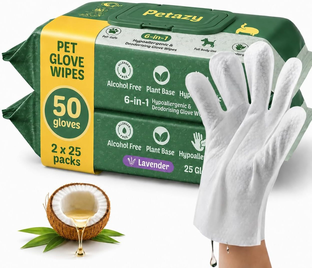 petazy-pet-glove-wipes-for-dogs-cats-hypoallergenic-thick-cleaning-gloves-with-aloe-coconut-oil-for-paws-face-ears-butt-instant-no-rinse-grooming-wipes-to-deodorize-and-hydrate-25-pack