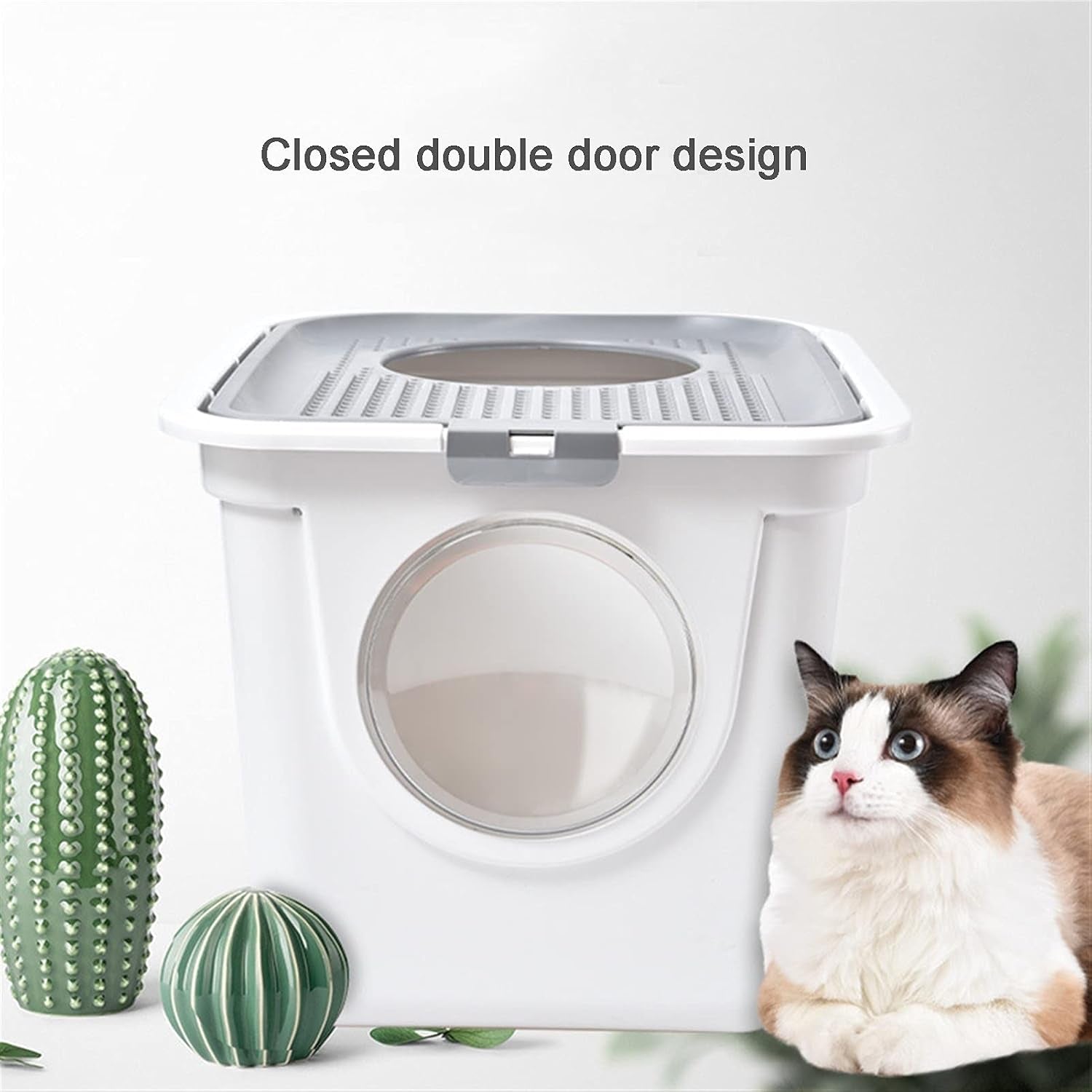 dog-potty-training-toilet-large-closed-cat-litter-box-pan-double-door-design-potty-top-entry-type-anti-splashing-supplies-with-pet-plastic-scoopb