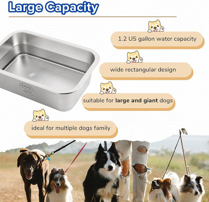 PEDAY Automatic Dog Waterer for Large Dogs | Human Grade 18/8 Stainless Steel, Water Bottle Not Included5