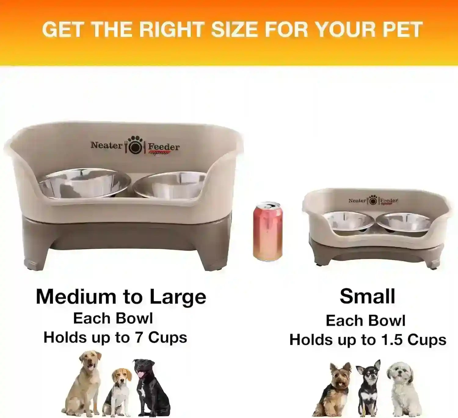 elevated-dog-bowls-for-medium-to-large-and-small-dogs-stainless-steel-size-comparison-with-can