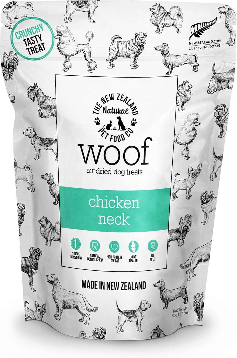 the-new-zealand-natural-pet-food-co-woof-air-dried-dog-treats-venison-lung-treats-for-large-dogs-natural-topper-1-76-oz