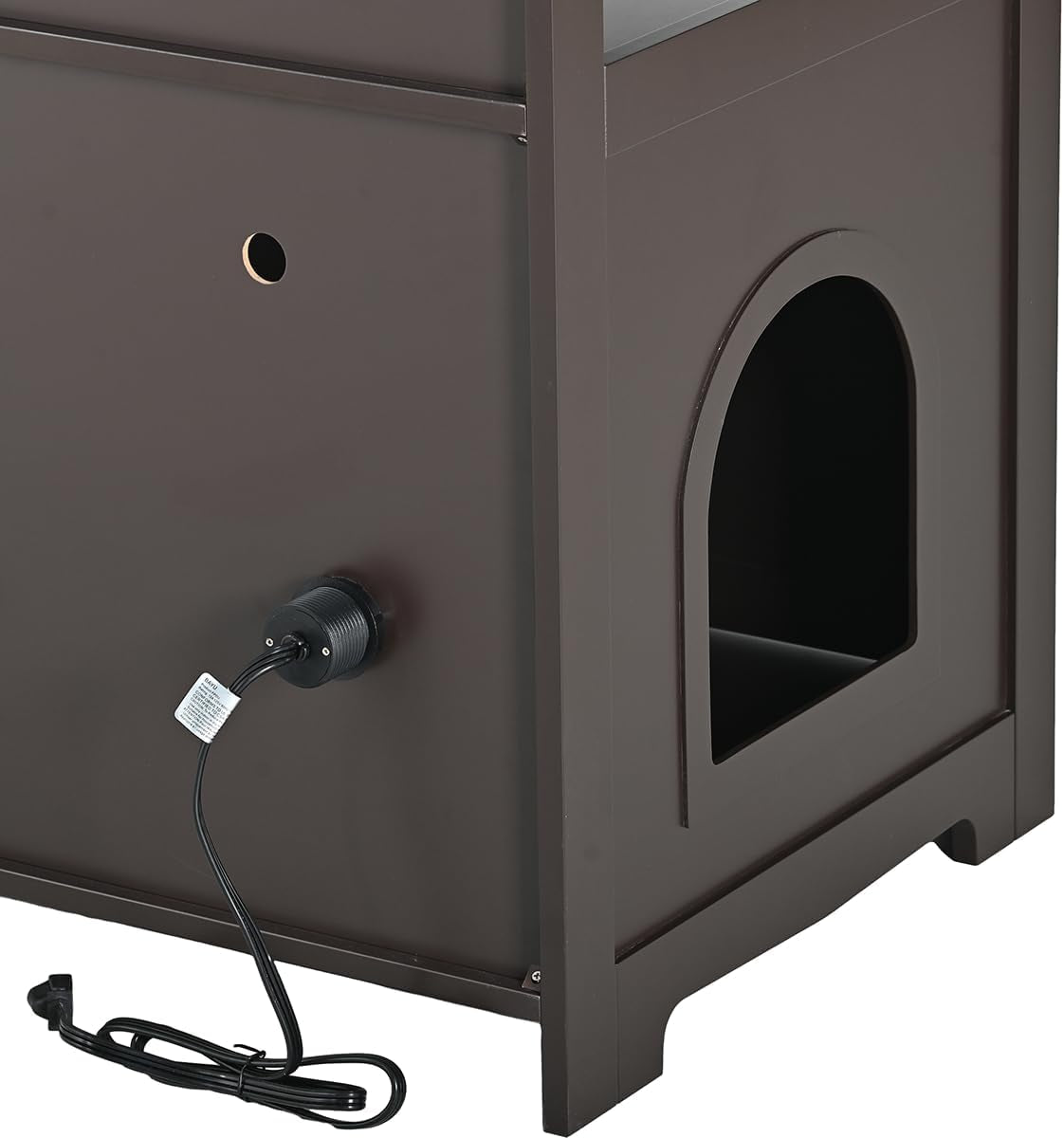 31-5-l-walnut-cat-litter-box-enclosure-with-hidden-plug-2-doors-indoor-large-cat-washroom-storage-bench-side-table