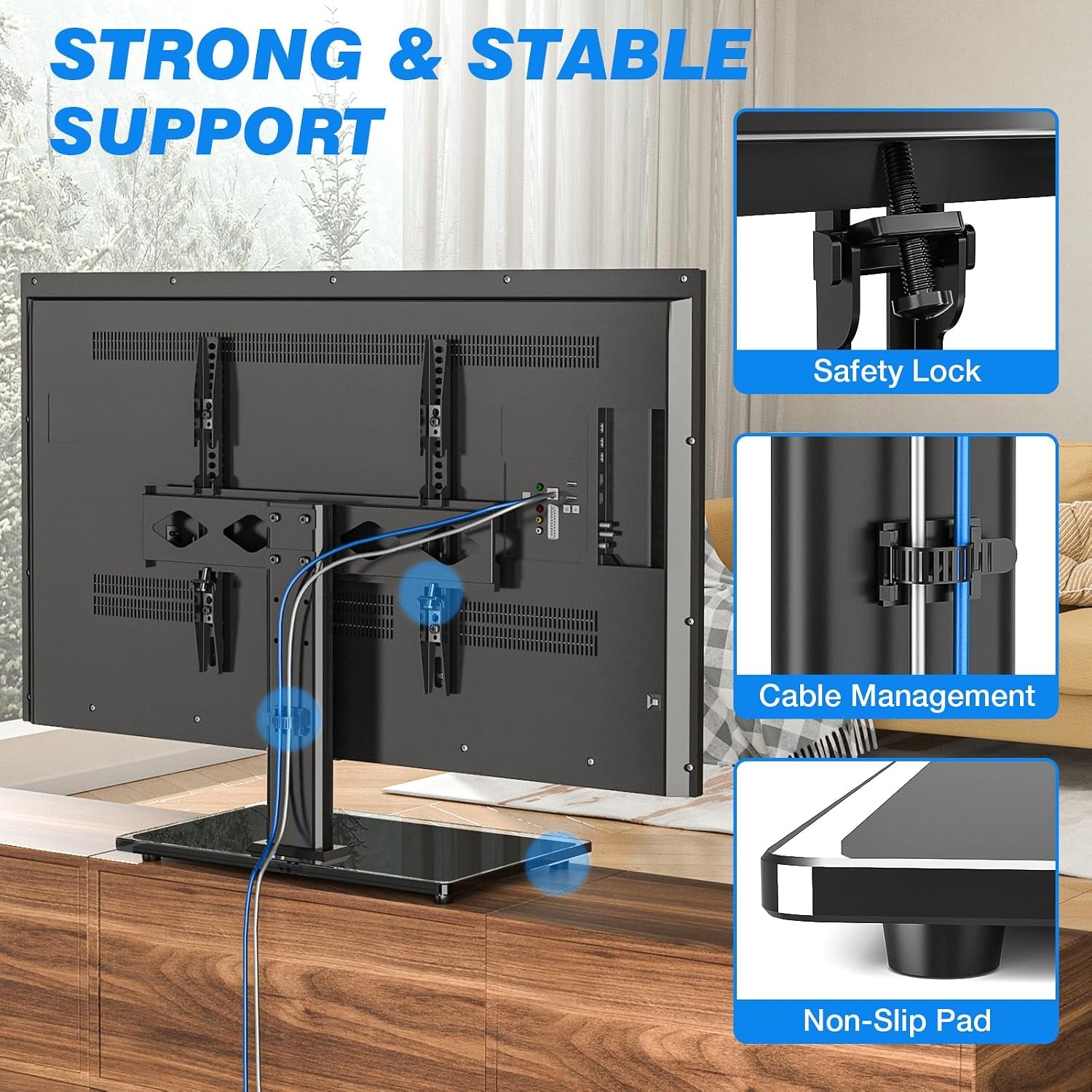 universal-tv-stand-for-27-60-inch-tvs-holds-up-to-88-lbs-tempered-glass-base-height-adjustable-max-vesa-400x400mm-flat-curved-screens-ideal-for-bedroom-living-room