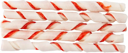 Dingo Twist Sticks Rawhide Dog Treat with Real Chicken, 50 Count | Long-Lasting Rawhide with Real Chicken, Provides Protein, Natural Chewing Action Promotes Clean Teeth, for Adult Dogs4