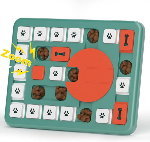 PETSTA Dog Puzzle Toys, Treat Dispensing Dog Enrichment Toys for IQ Training and Brain Stimulation, Interactive Mentally Stimulating Toys as Gifts for Puppies, Cats, Dogs10