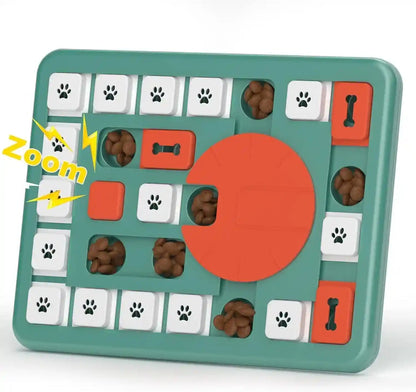 Dog Puzzle Toys, Treat Dispensing Dog Enrichment Toys for IQ Training and Brain Stimulation, Interactive Mentally Stimulating Toys as Gifts for Puppies, Cats, Dogs (M-Level 3)10