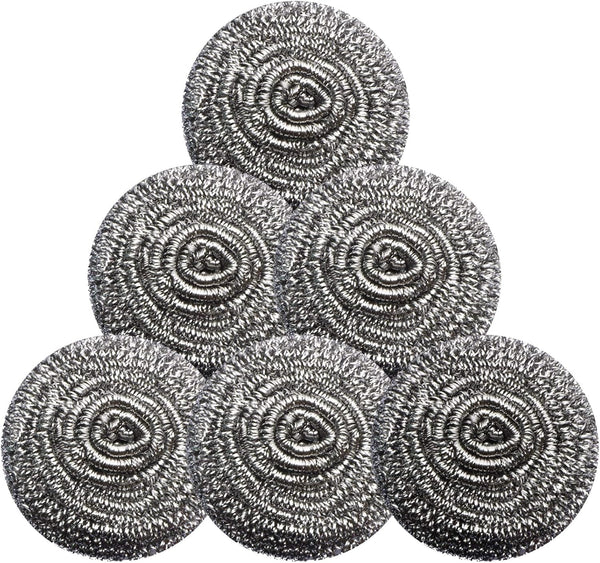 Stainless Steel Scrubber Scrubbing Scouring Pad Sponges Clean Pot Pan and Steel Wool for Kitchen Bathroom1