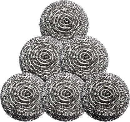 Stainless Steel Scrubber Scrubbing Scouring Pad Sponges Clean Pot Pan and Steel Wool for Kitchen Bathroom1