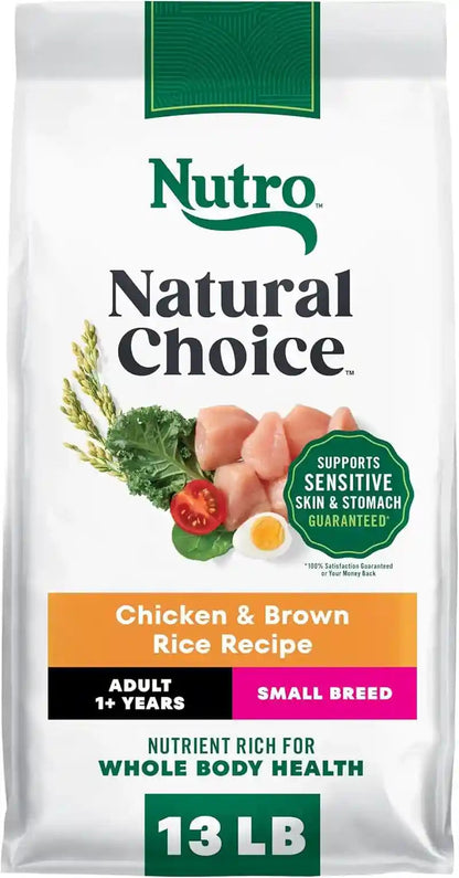 Nutro Natural Choice Small Breed Dry Dog Food, Chicken & Rice, 5 Lb | Non-Gmo, Real Chicken #1 Ingredient, No Corn, Wheat, Soy, Omega-3 & 6 for Soft Shiny Coat, Supports Energy, Bones & Muscles11