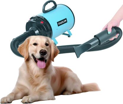 Dog Dryer for Pet Grooming, Pet Hair Dryer with Heater, Blue5