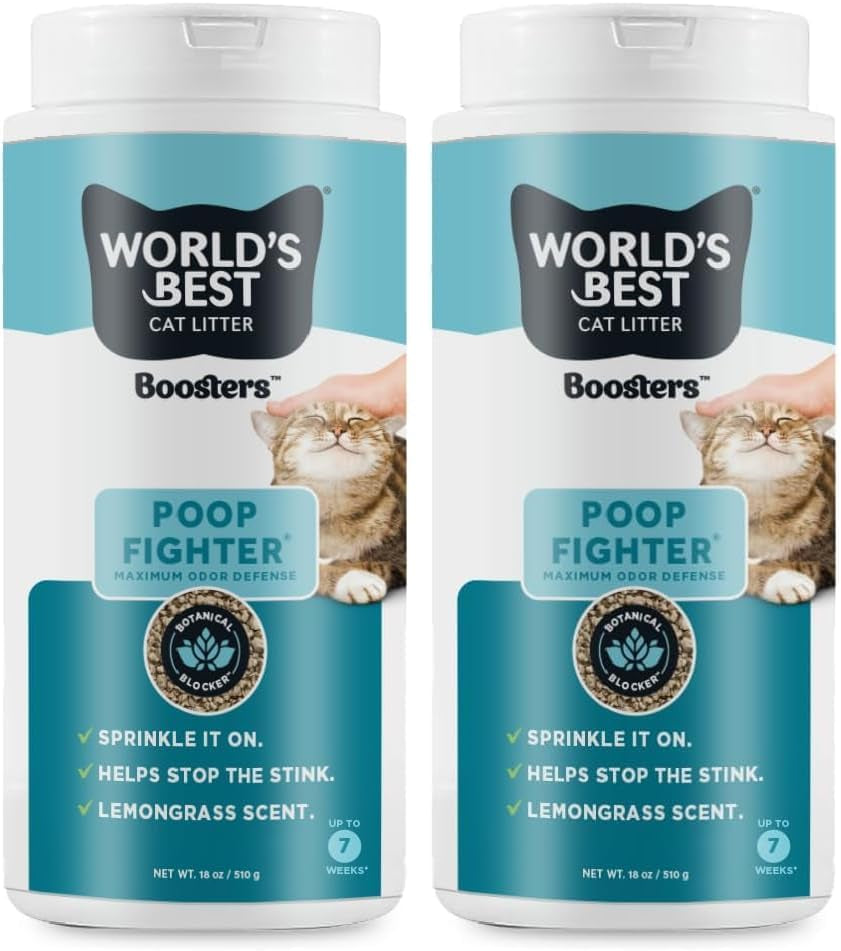 worlds-best-cat-litter-boosters-poop-fighter-additive-18-oz-canister