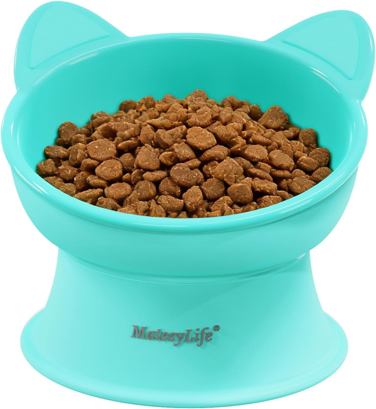 mateeylife-2-pack-elevated-cat-food-bowls-for-indoor-cats-kittens-raised-food-and-water-bowl-set-whisker-friendly-anti-vomit-feeding-pet-bowls-6-oz-each-dishwasher-safe-white-grey