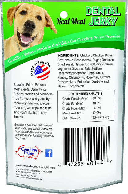 Carolina Prime Pet 40141 Dental Jerky Treat for Dogs ( 1 Pouch), One Size2