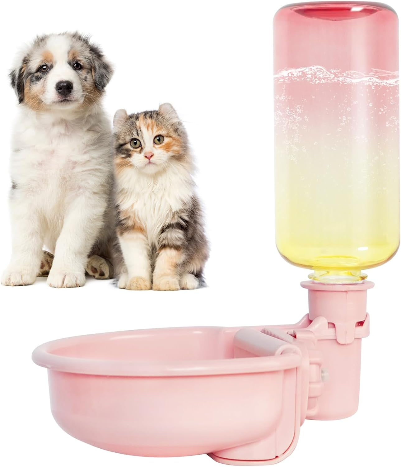 vannon-gravity-pet-water-bowl-16oz-anti-splash-crate-dispenser-grey-anti-splash-gravity-water-bowl-with-a-floating-disk-helps-reduce-spills-while-keeping-water-cleaner-for-everyday-hydration