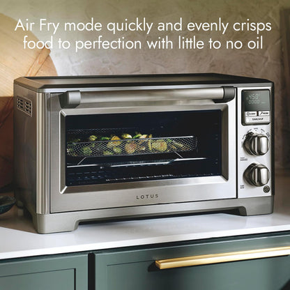 Air Fry and Convection Oven, Air Fryer Toaster Oven Combo, Countertop Convection Oven, the Perfectionist, 1800 Watts, Stainless Steel, Professional Series, LTSCO5004