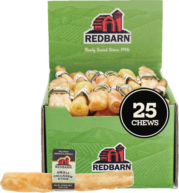 Redbarn Pet Products All-Natural Large 12" Beef Collagen Sticks for Dogs - Long Lasting Low-Odor Alternative to Traditional Rawhide & Bully Sticks - Supports Healthy Joints, Skin, & Coat - 3 Pack16