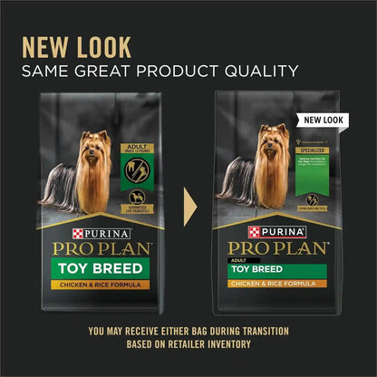 Purina Pro Plan Toy Breed Dog Food, Chicken and Rice Formula with Guaranteed Live Probiotics - 5 Lb. Bag2