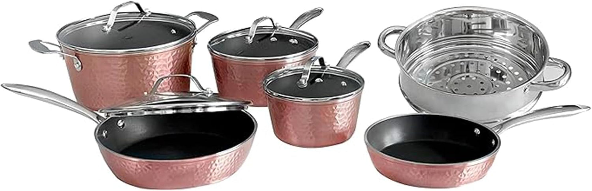 ceramic-pots-and-pans-for-cooking-10-piece-cookware-set-with-glass-lids-rose-hammered-design-elegant-lightweight-durable-non-stick-pans-for-all-stove-top-designs-oven-use-up-to-500-f