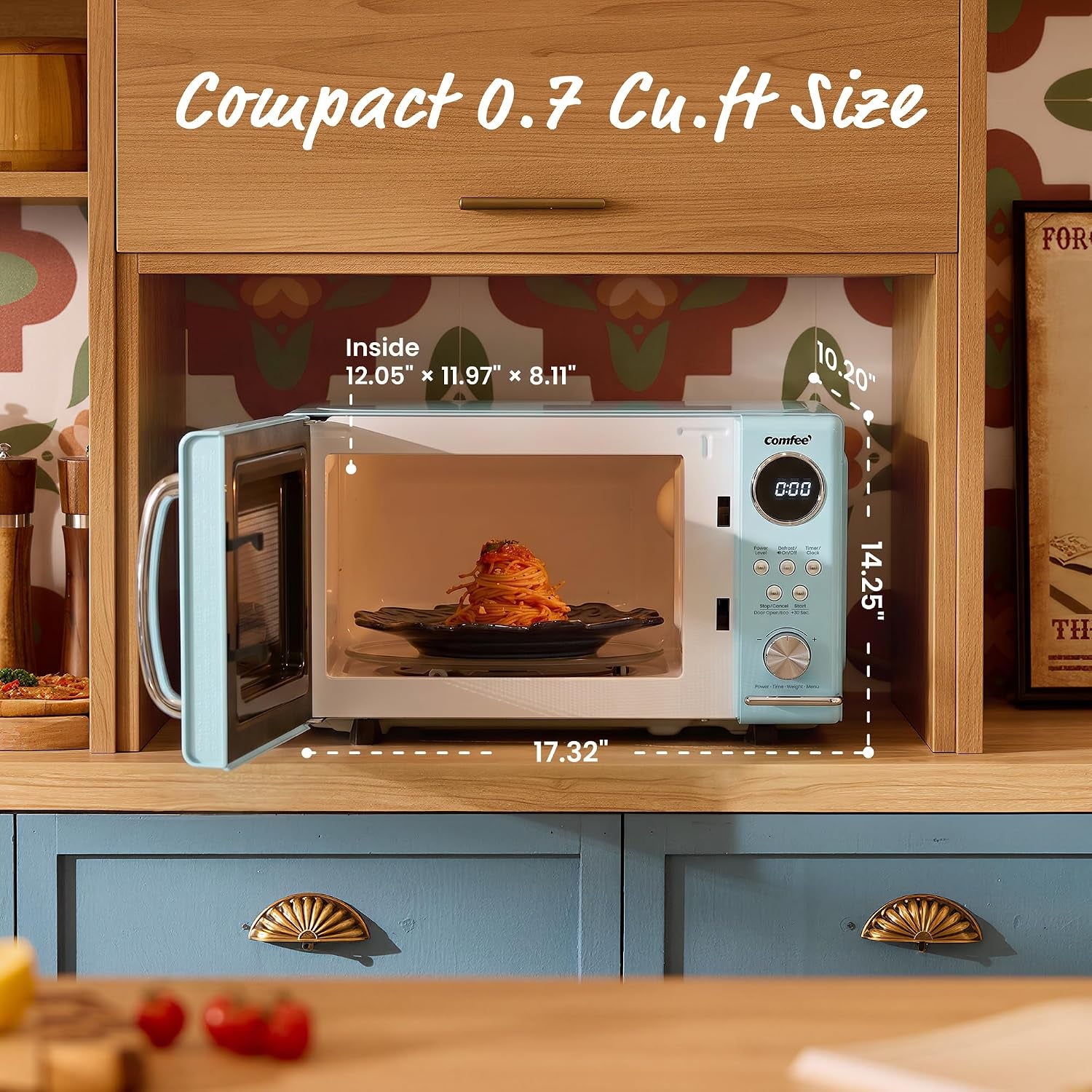 comfee-retro-countertop-microwave-oven-0-7-cu-ft-700w-green-11-power-levels-6-presets-child-lock-mute-for-apartment-dorm-office