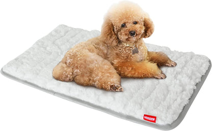 Dog Bed Crate Mat(36" X 23"), Soft Plush Dog Bed Pad Machine Washable Crate Pad, Dog Sleeping Mat with anti Slip Bottom | Machine Washable Crate Pad, Dog Sleeping Mat with anti Slip Bottom10