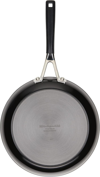 Kitchenaid Hard Anodized Nonstick Cookware/Pots and Pans Set, 10 Piece - Matte Black10