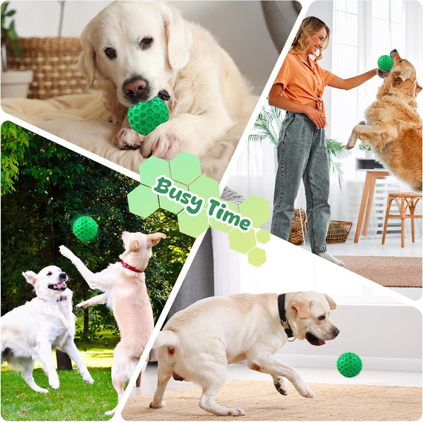 Tough Dog Chew Toys for Aggressive Chewers, Indestructible Dog Balls for Aggressive Chewers, Squeaky Balls for Dogs, Squeaky Toys for Large Dogs, Funny Heavy Duty Ball7