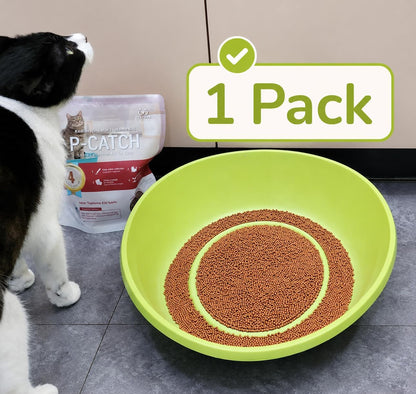 P-Catch Urine Collection Kit - Cat Health Check with Hydrophobic Litter and Urine-Inducing Pheromone - Home & Clinic Use - Vet Formulated - 14 Oz7
