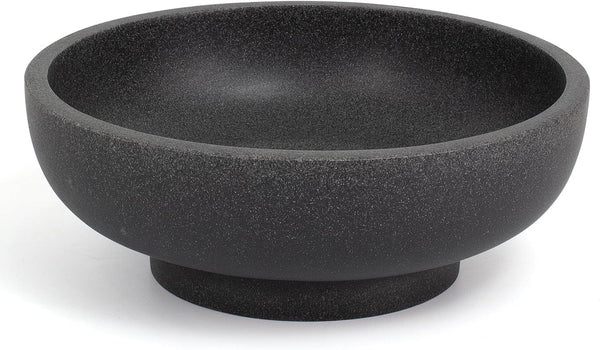 Decorative Resin Bowl, Large Fruit Bowl, Artificial Stone Black | Perfect for Kitchen Counters, Coffee Tables, and Entryways. Use for Fruit Display, Key Storage, or Stylish Home Decor Accents1