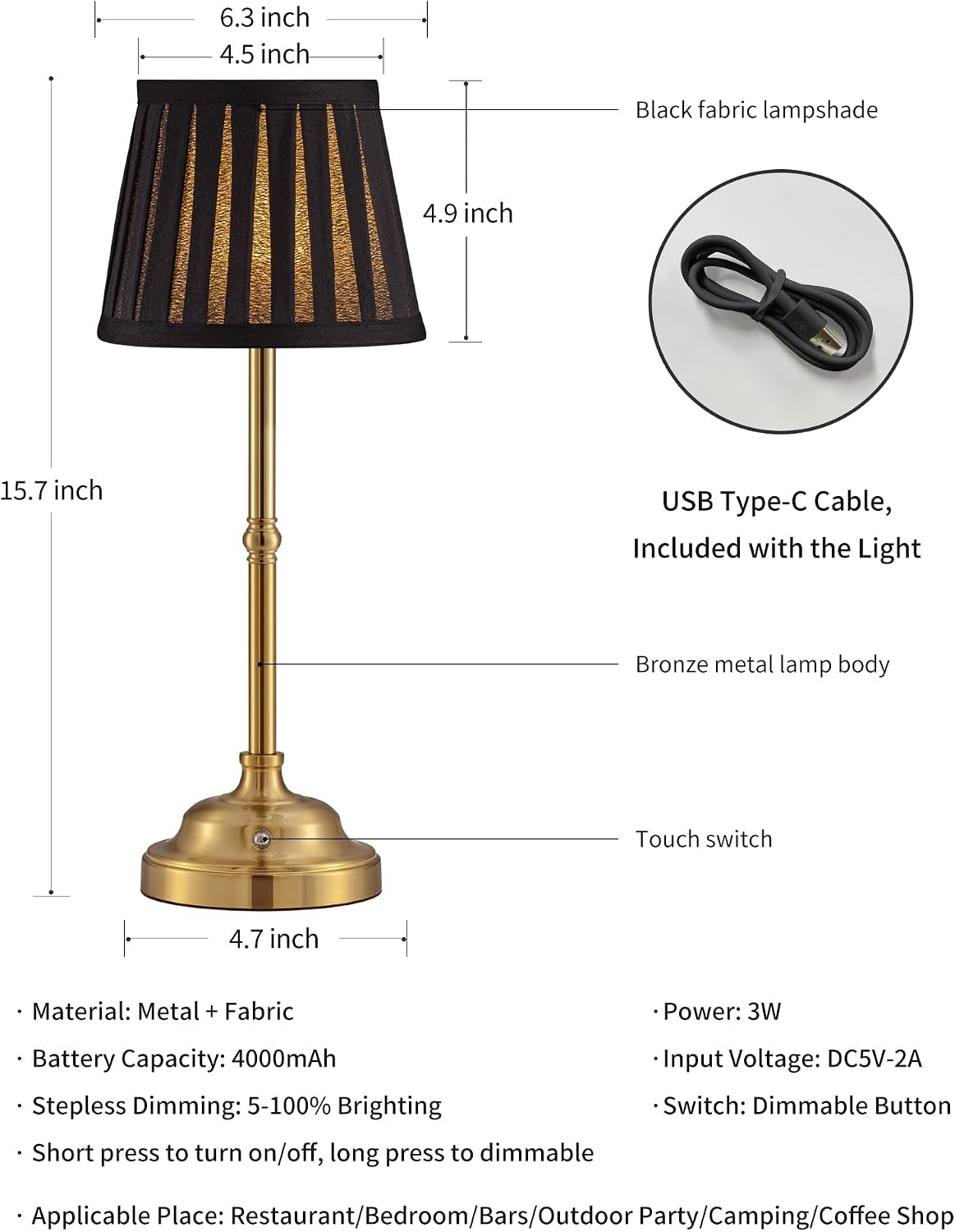 gold-cordless-led-table-lamps-set-of-2-black-fabric-shade-desk-lamps-portable-4000mah-rechargeable-battery-powered-dimmable-lighting-for-dining-room-bedroom-bedside-night-light-balcony