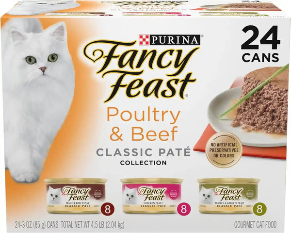 Purina Fancy Feast Gravy Lovers, Poultry & Beef Wet Cat Food, 3Oz, 24-Pack41