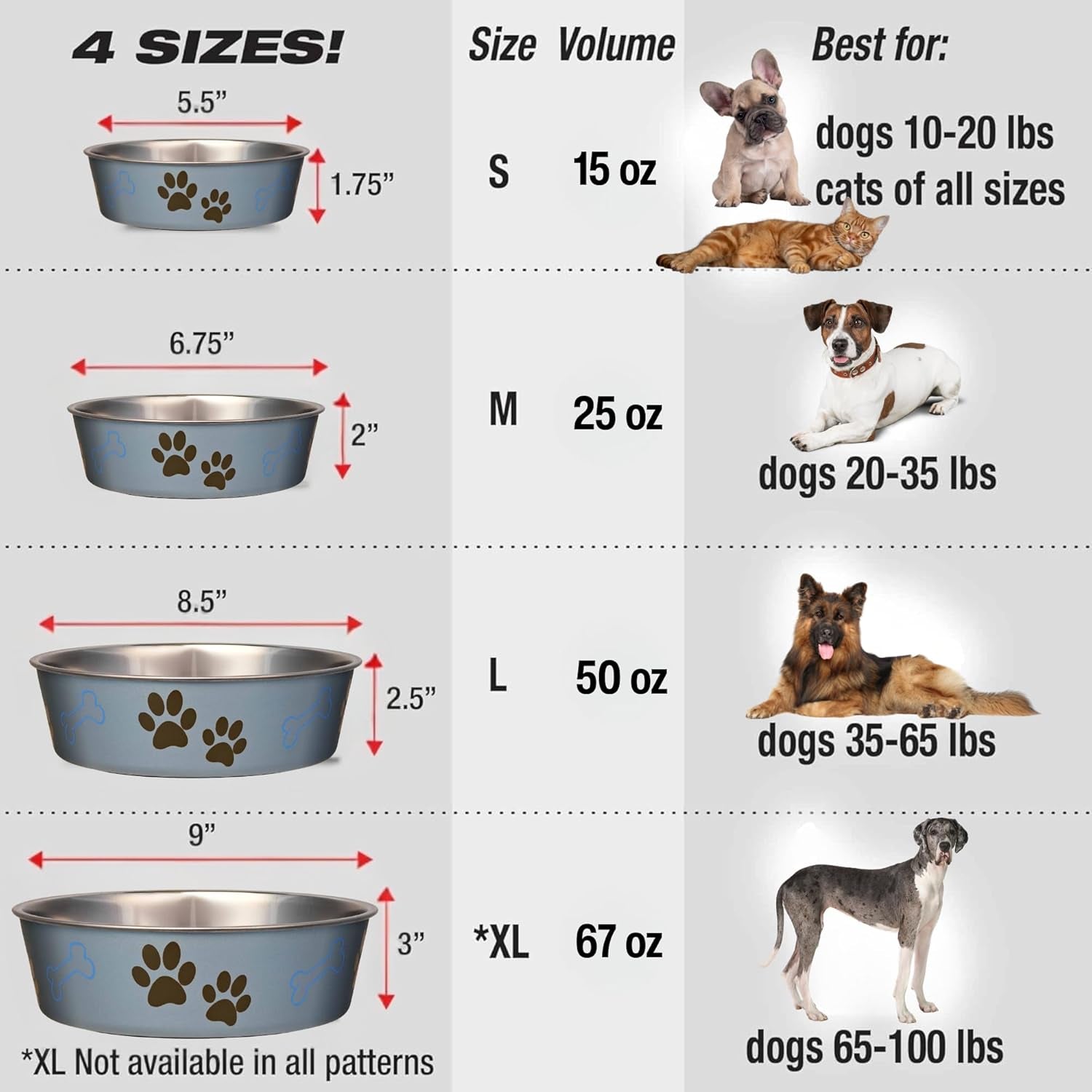 loving-pets-bella-dog-bowls-stainless-steel-dog-cat-bowls-spill-proof-dog-food-bowl-cat-bowl-puppy-essentials-pet-supplies-great-for-home-travel-medium-20-35-lbs-blueberry