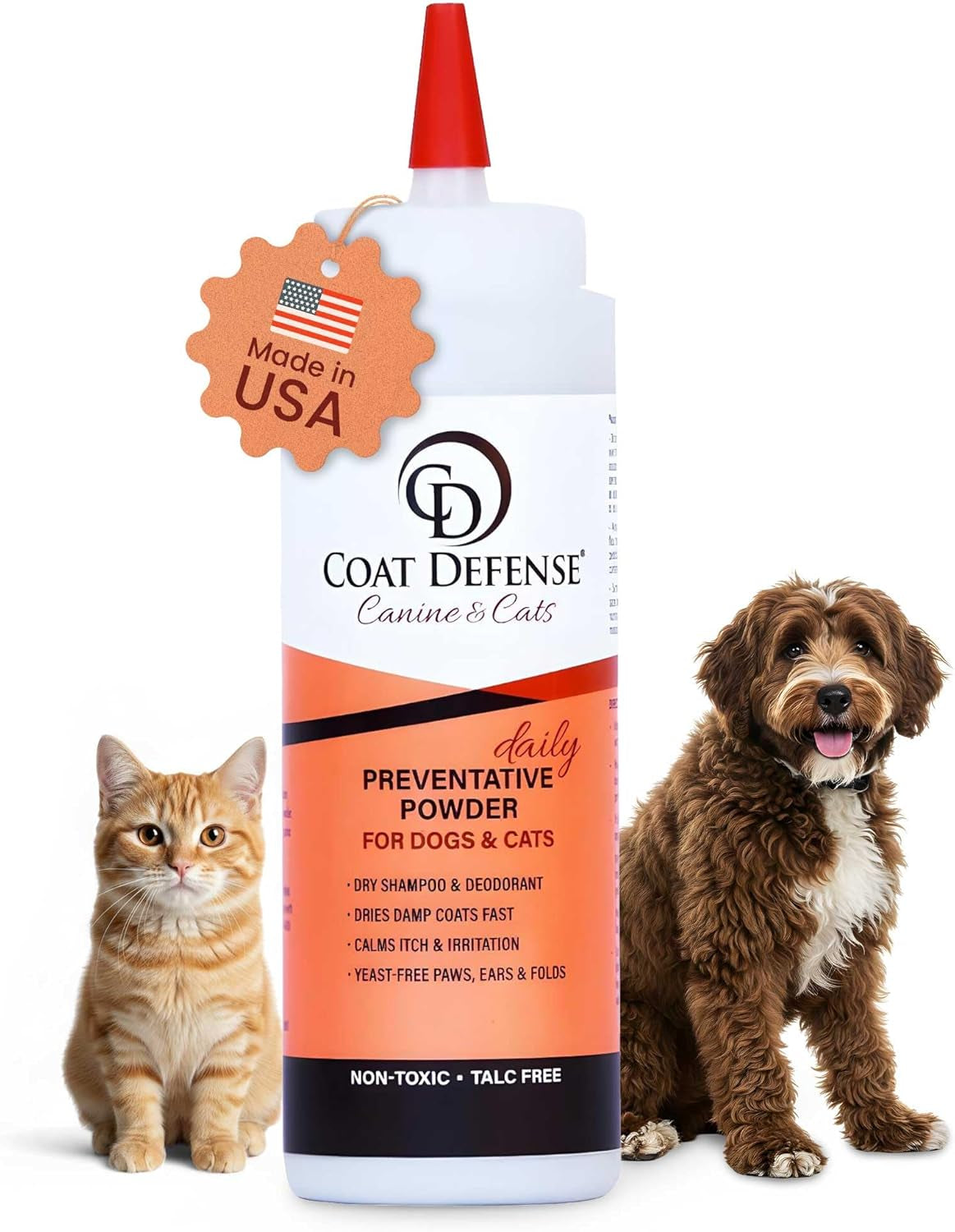 coat-defense-daily-preventative-powder-made-in-usa-9oz-precision-point-waterless-dog-shampoo-pet-deodorizer-for-smelly-dogs-provides-anti-itch-relief-dog-shampoo-for-dry-itchy-skin