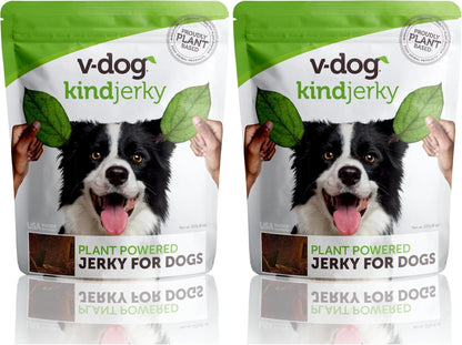 V-Dog Kind Jerky - 100% Vegan Jerky Dog Treats - Plant Based Protein and Superfoods - 8 Ounce - All Natural - Made in the USA7