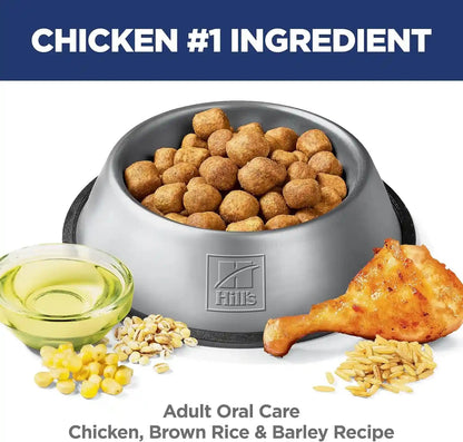 Hill'S Science Diet Adult Oral Care Dry Dog Food | #1 Veterinarian Recommended, Chicken, Brown Rice, & Barley, 4 Lb. Bag5