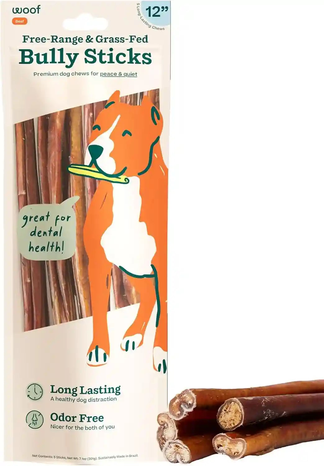 woof-bully-sticks-dog-treats-chew-sticks-for-dogs-long-lasting-dog-chew-treats-made-with-free-range-grass-fed-beef-6-sticks-10pk