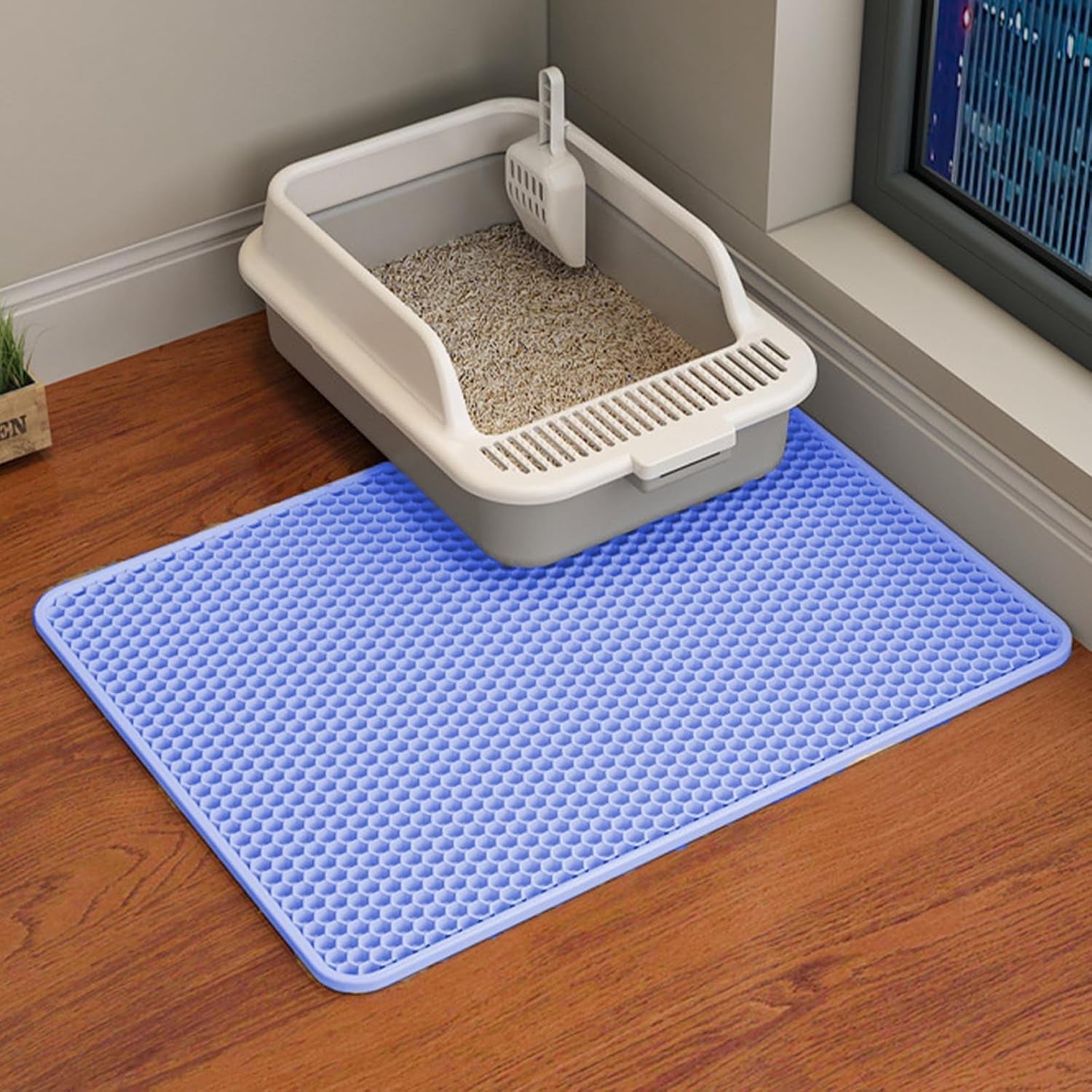 hcy-wld-cat-litter-mat-45x26-35x24-30x22-24x18-inch-double-layer-cat-litter-box-mat-eva-non-slip-waterproof-urine-proof-cat-litter-catcher-mat-easy-clean-scatter-control-35x24-inch-khaki