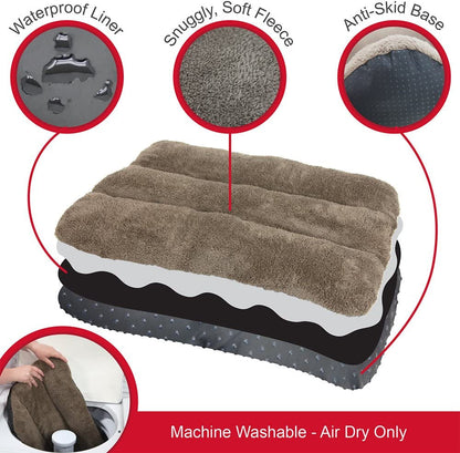 Sportpet Designs Waterproof Pet Bed - Fits Sportpet Plastic Dog Kennel, 20 Inches,Brown5