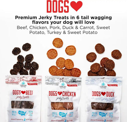 Farmland Traditions Filler Free Dogs Love Chicken Premium Jerky Treats for Dogs, 3 Lb. Bag7