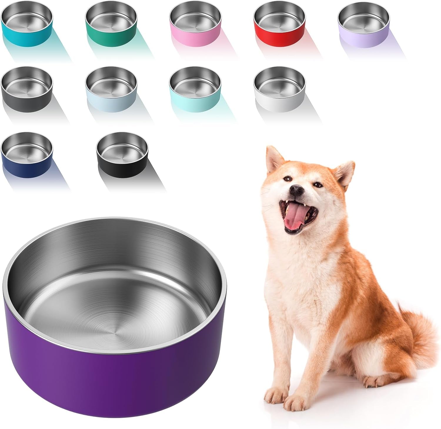 wenbokmin-dog-bowl-stainless-steel-food-and-water-bowl-40oz-blue-non-slip-quiet-bottom-easy-to-clean-dishwasher-safe