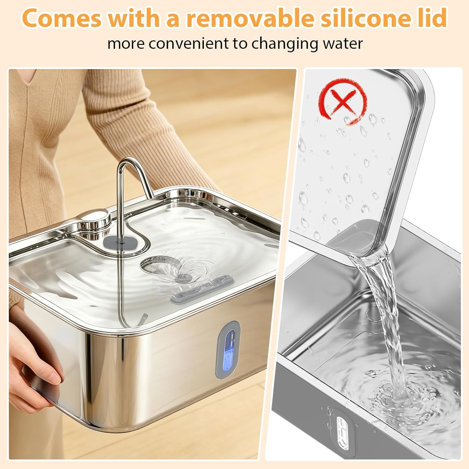 15l-4gal-stainless-steel-dog-water-fountion-pet-fountain-1set-filter-ultra-quiet-extra-large-capacity-5-layer-filtration-system-water-level-window-led-light-visible-faucet-style-spout
