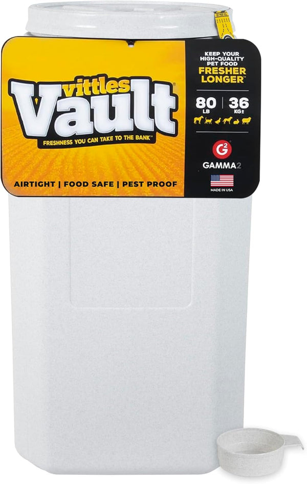 Gamma2 Vittles Vault Pet Food Storage Containers - Sealed Dog and Cat Food Storage Container, Fits up to 25Lbs, Made in the USA - [12"L X 13.75"H] | Made in USA, 12 Inch Long by 13.75 Inch Tall, Airtight Lid Keeps Kibble Fresh and Pests Out, a Durable Pantry Bin Design15