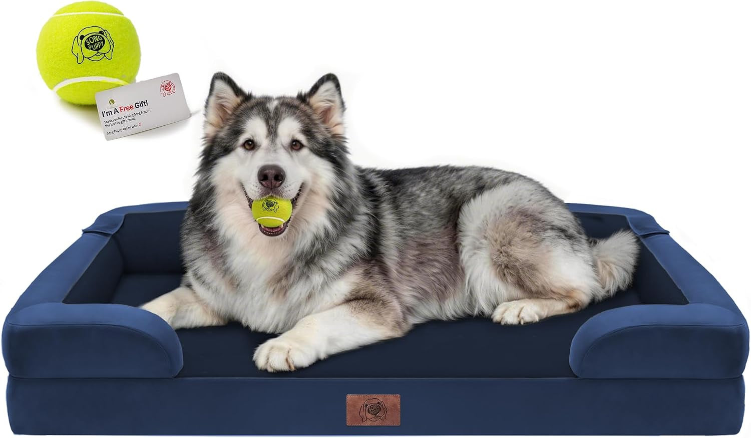 waterproof-orthopedic-dog-bed-for-extra-large-sized-dogs-memory-foam-pet-bed-sofa-with-bolster-dog-couch-with-washable-cover-non-slip-bottom-42x30-inch-grey
