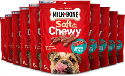 Milk-Bone Soft & Chewy Dog Treats, Made with Real Beef & Filet Mignon, 25 Ounce Canister18