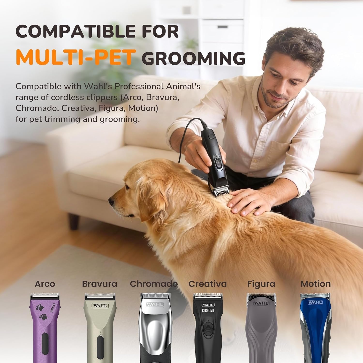 ceramic-5-in-1-dog-grooming-blade-compatible-with-wahl-arco-clippers-adjustable-replacement-blade-for-wahl-bravura-chromado-and-creativa-clippers-replacement-blades-pet-grooming