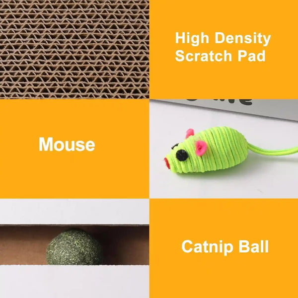 Cat Laptop Scratcher, Cat Scratcher Cardboard, Interactive Toys, Kitten Supplies and Stuff for Indoor Cats4
