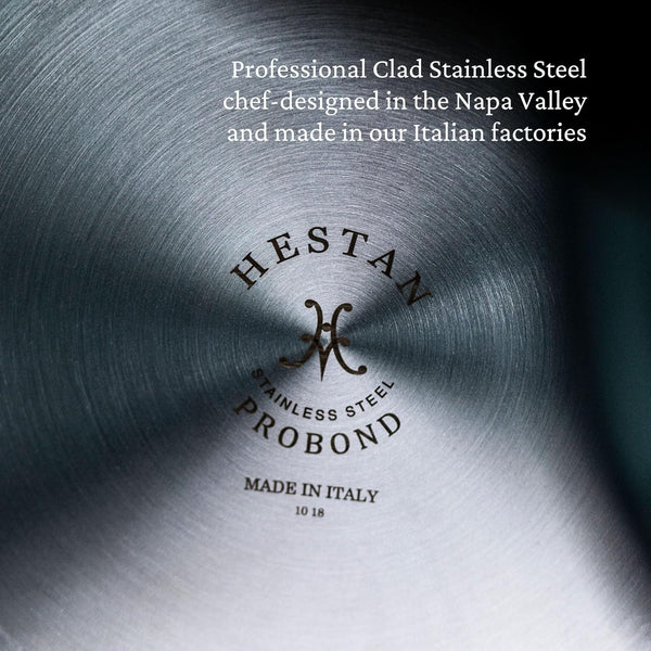 Hestan Probond Forged - Professional Clad Stainless Steel All-In-One Pan, 5 Quart, with Helper Handle, Induction Compatible2