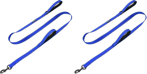 Max and Neo Double Handle Traffic Dog Leash - Reflective, Donates to Dog Rescue (Black, 6 FT)15