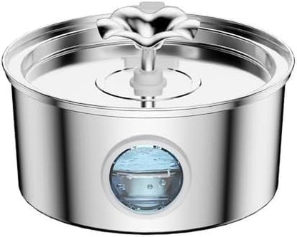 Selene the Doggy Fountain, Quiet Floor-Standing Pet Water Fountain, Automatic Dog Watering Dispenser Bowl Feeding & Watering Supplies (3.2L Flower)1