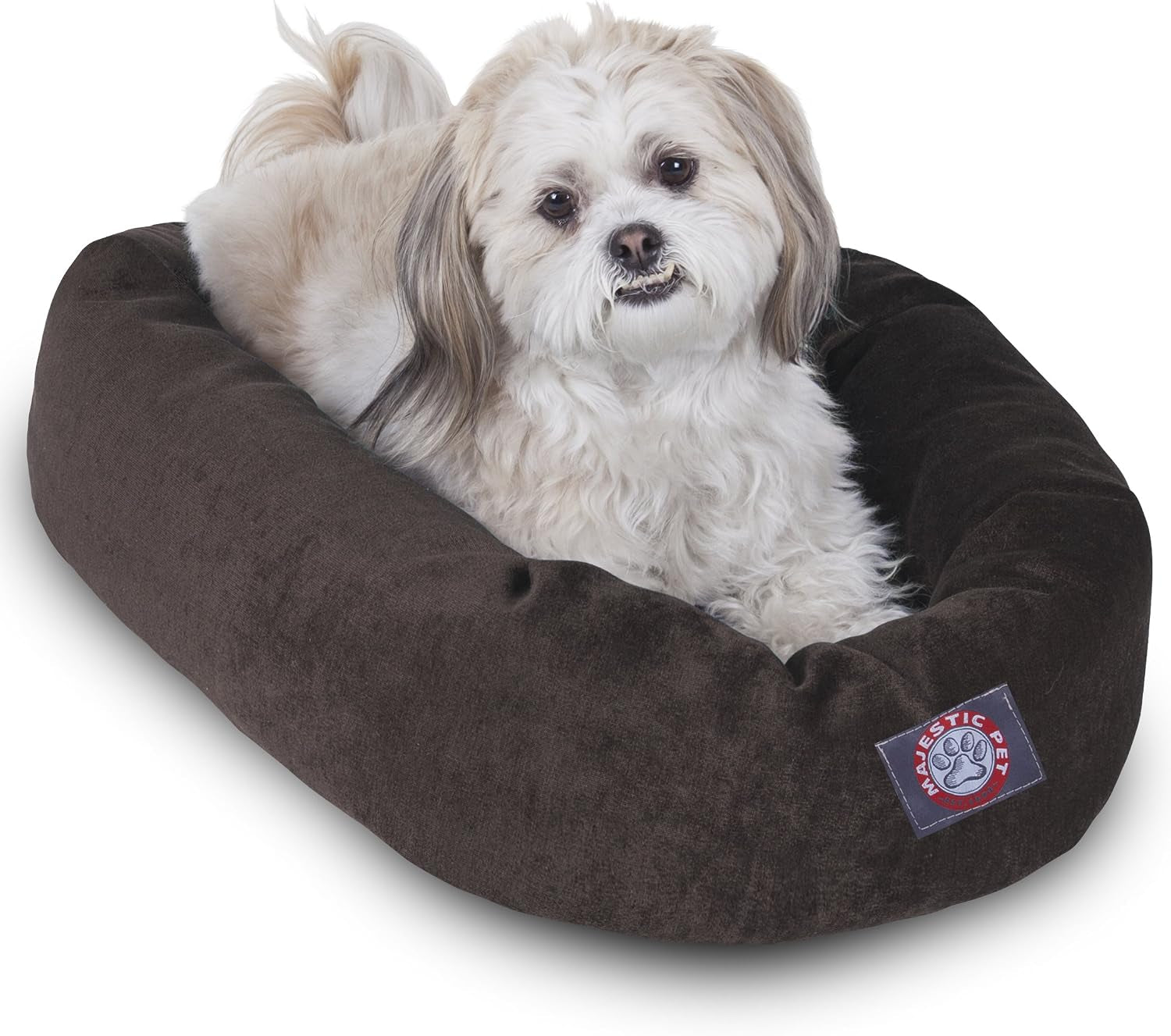 majestic-pet-40-inch-micro-velvet-calming-dog-bed-washable-cozy-soft-round-dog-bed-with-spine-for-head-support-fluffy-donut-dog-bed-40x29x9-inch-round-pet-bed-large-pearl