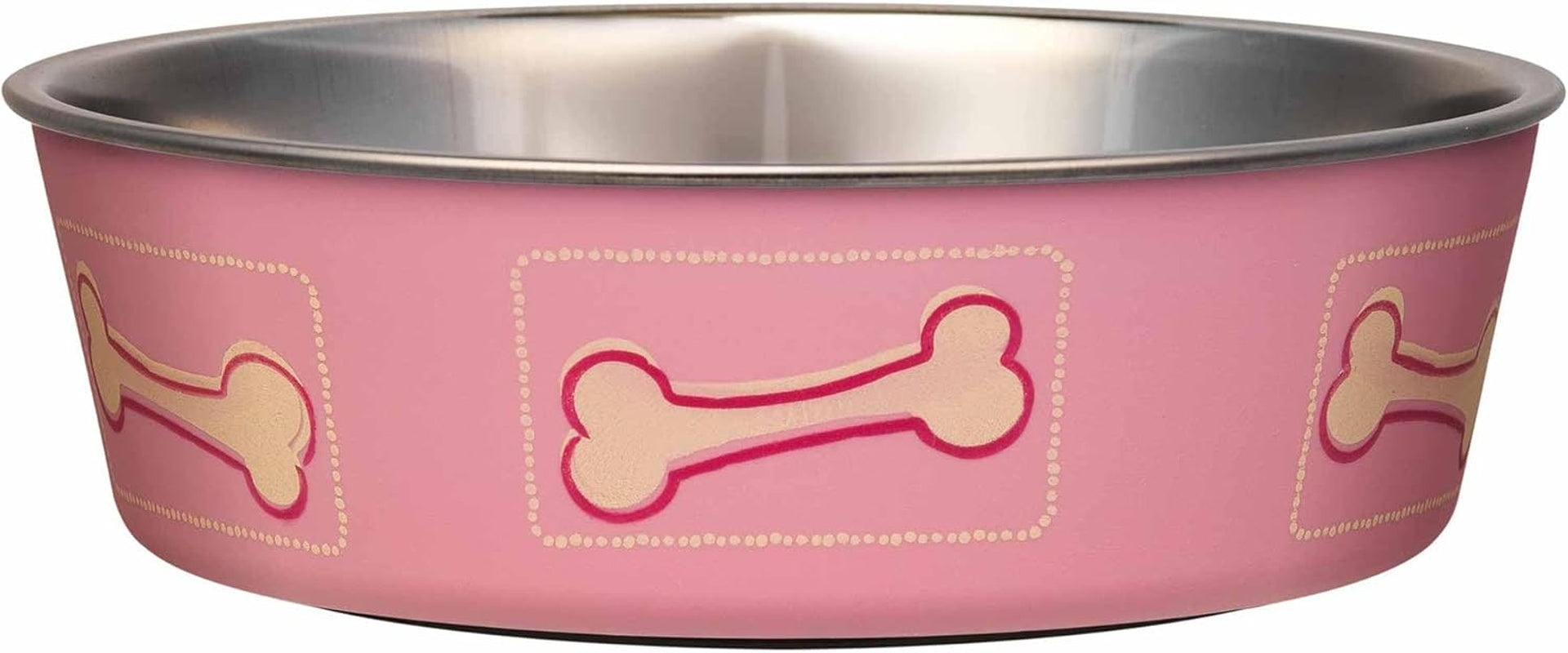 loving-pets-bella-dog-bowls-stainless-steel-dog-cat-bowls-spill-proof-dog-food-bowl-cat-bowl-puppy-essentials-pet-supplies-great-for-home-travel-medium-20-35-lbs-blueberry